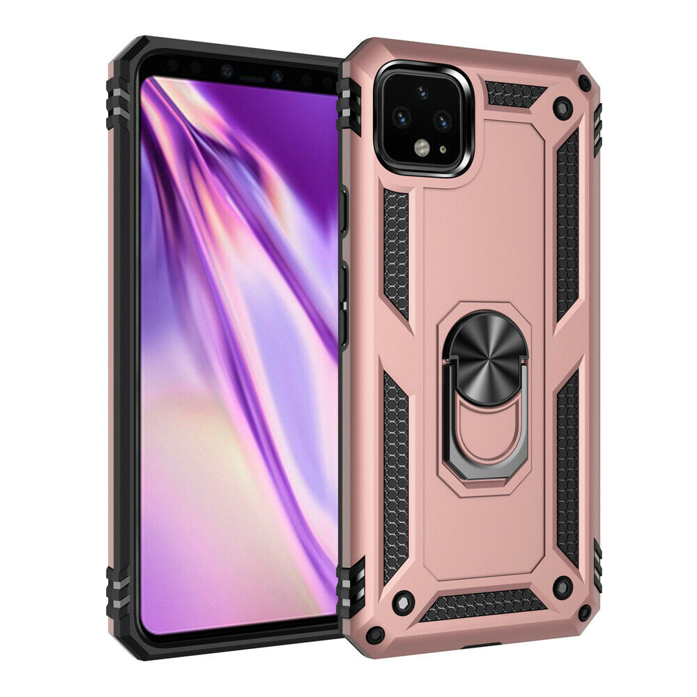 Étui à bague hybride pour Google Pixel 4 Étui à bague hybride pour Google Pixel 4
